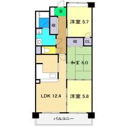 パールリバーの物件間取画像